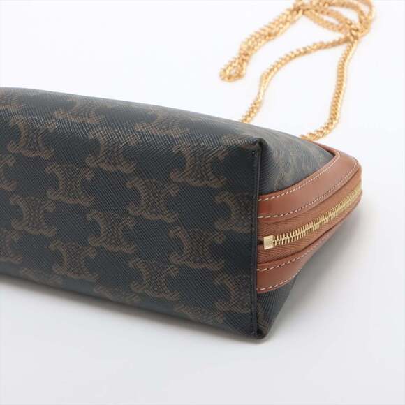 Celine Triomphe Pvc & Leather Chain #164876C88B - Picture 3 of 10